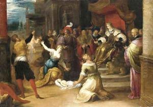 The Judgement of Solomon by Frans II Francken