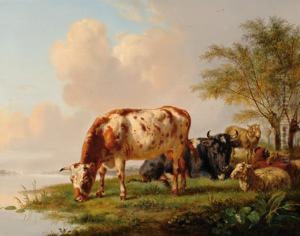 Landscape With Cows Andsheep - view 1