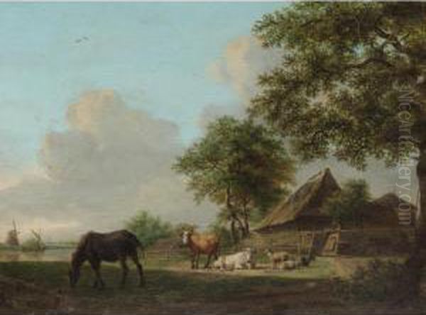 Farm Animals Grazing - view 1