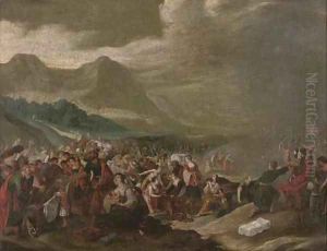 The Crossing of the Red Sea by Frans II Francken