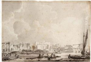 View Of The Ruins Of Delft After The Explosion Of 1654