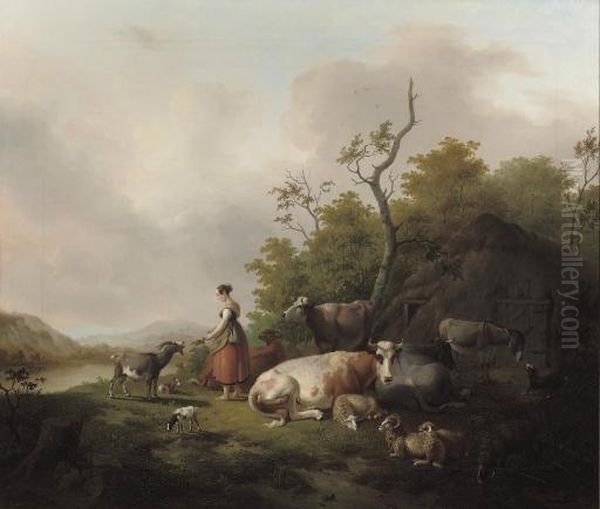 Watering Cows - view 1