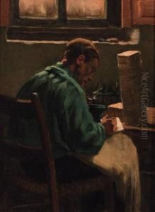 The Tile Painter - A Study by Alexander Gerhard Anton Ridder Van Rappard