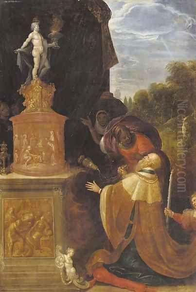 The idolatry of Solomon by Frans II Francken