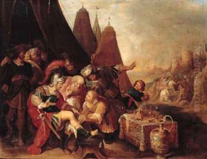 Alexander wounded by an arrow