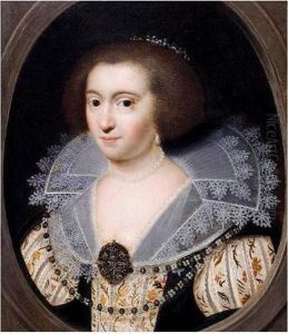 Portrait Of A Noblewoman, Said To Be Amalia Van Solms by Jan Anthonisz Van Ravesteyn