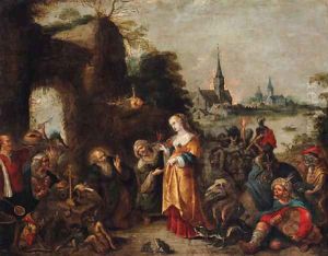 The Temptation of Saint Anthony by Frans II Francken