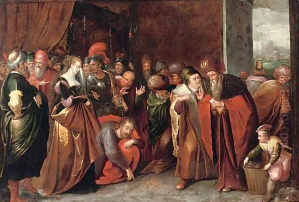 Christ and the Woman taken in Adultery - view 1