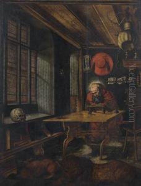Saint Jerome Ecrivant - view 1