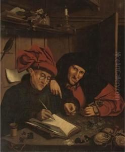 Two Tax Gatherers by Marinus van Reymerswaele