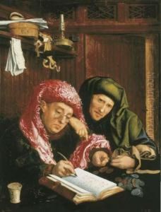 Two Tax Gatherers by Marinus van Reymerswaele