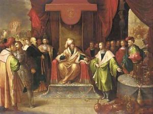 Croesus and Solon 2 by Frans II Francken