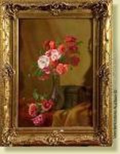 Vase De Fleurs by Edward Van Rijswijck