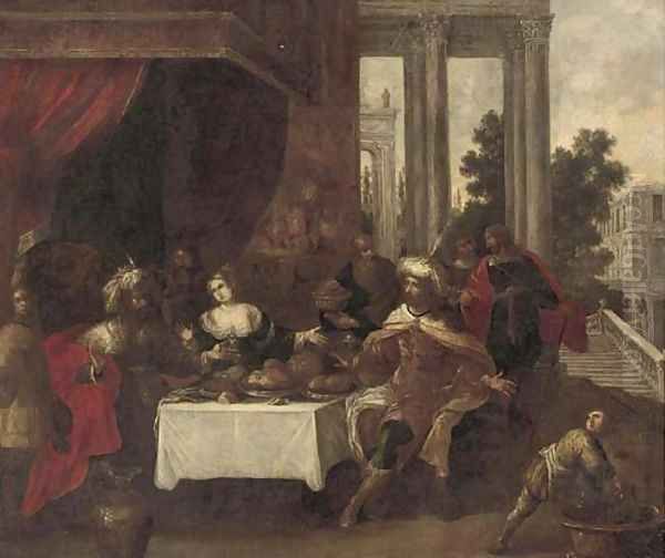 The Banquet of Esther - view 1