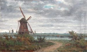 Windmills By The River Windmills By The River