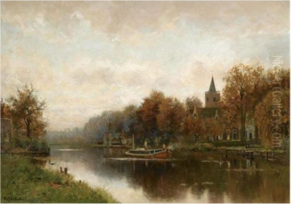 The River Vecht Near Loenen - view 1
