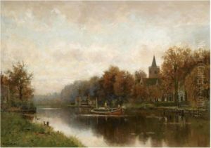 The River Vecht Near Loenen