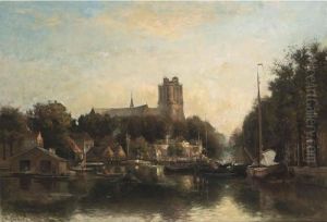 A View Of The "kleine Haven" In Dordrecht