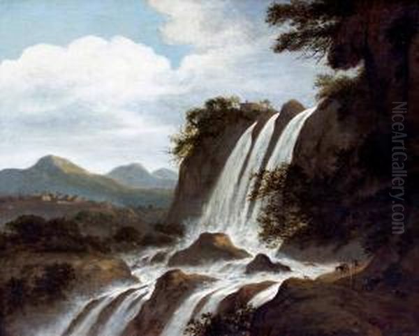 Landschaft Mit Wasserfall - view 1