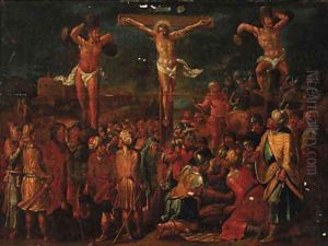 The Crucifixion by Frans II Francken