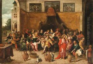 The Marriage at Cana by Frans II Francken