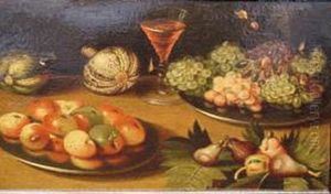 Still Life With Fruits And Vegetables by Floris Gerritsz. van Schooten