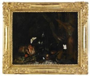 Skogsbild Med Ormar by Otto Marseus Snuff. Van Schrieck