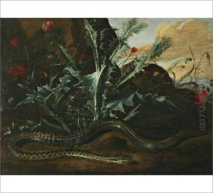Landscape With Thistle And Snake