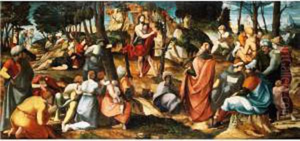 Die Predigt Johannes Des Taufers - view 1
