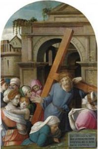 Cristo Portacroce by Jan Van Scorel