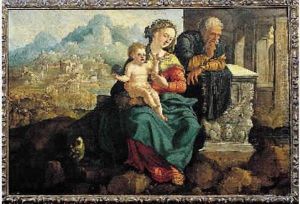 La Sainte Famille Au Perroquet
