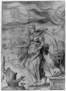 A Personification Of Death by Jan Van Scorel