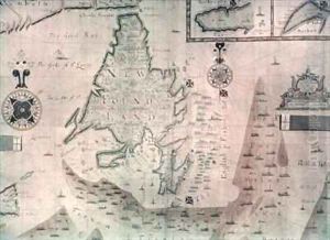 Map of the Newfoundland by Augustine Fitzhugh