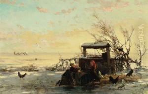 Winter Farm Scene