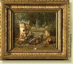 Enfants Jouant Dans Le Parc