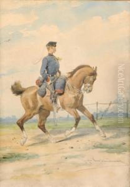 Militaire A Cheval - view 1