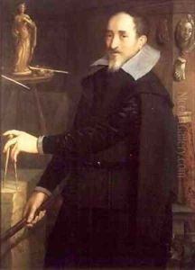 Portrait of a Sculptor in his Studio by Hieronymus Francken