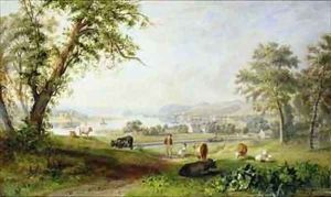 Extensive View of the Clyde from Dalnottar Hill by John Fleming