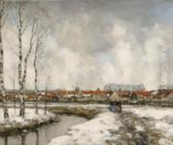 View Of A Snow-covered Veere - view 1