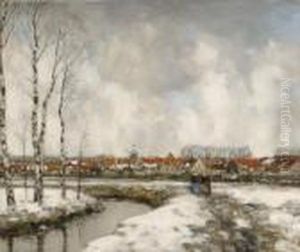View Of A Snow-covered Veere