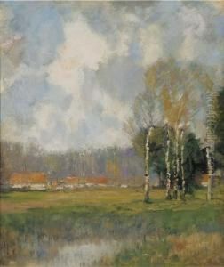 Farmland On A Sunny Day by Louis Willem Van Soest