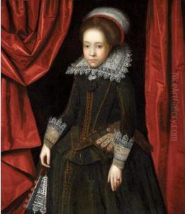 Portrait Of A Young Girl by Paulus Van Somer