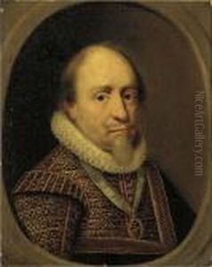 Portrait Of A Gentleman by Paulus Van Somer