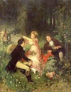 The Flower Garland by Waldemar Friedrich