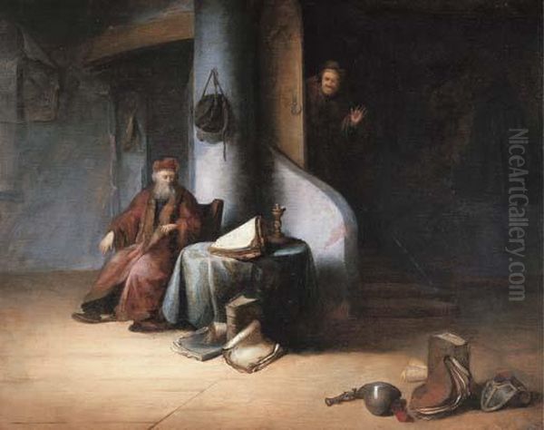 A Scholar In His Study - view 1
