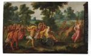 An Allegory Of The Month Of August by Adriaan van Stalbemt