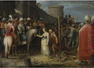 Tamar Being Led To The Stake