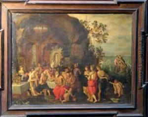 Feast Of The Gods by Adriaan van Stalbemt