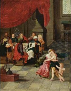 An Allegory Of Sacred And Profane Love by Adriaan van Stalbemt