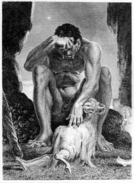 Ulysses Escaping from Polyphemus the Cyclops - view 1